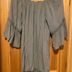 Midi off shoulder dress